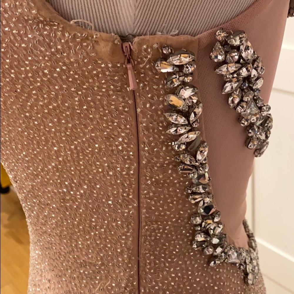 Sherri Hill pink embellished evening gown size 2 - Picture 6 of 16